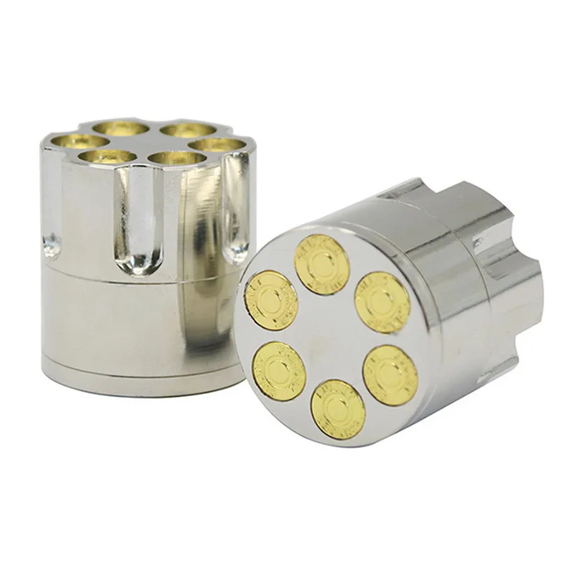 1PC Mini Grinders 3 Layers Herb Grinder Bullet Shape Zinc Alloy Crusher Hand Muller Tobacco Smoke Smoking Accessories