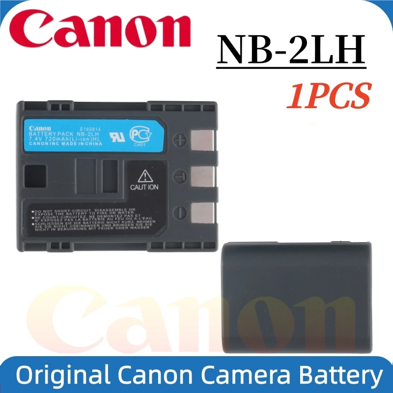 Original NB-2L NB 2L NB-2LH NB2L NB2LH 720mAh Camera Battery For Canon 350D 400D ELURA 50 60 PowerShot G7 G9 S70 S80