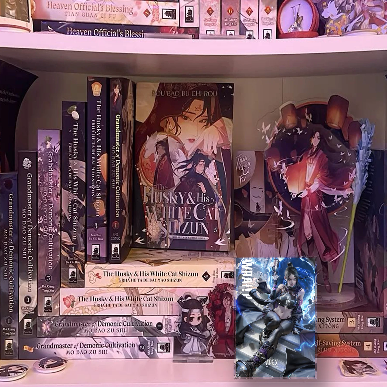 كتلة أكريليك مثيرة من Wraith Apex Legends Voidwalker، حامل فني من Gamer Merch، ديكور مكتب قابل للجمع مخصص، هدية Otaku #4