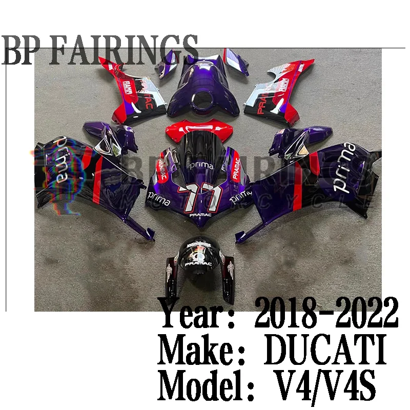 

For DUCATI panigale V4 2018 2019 2020 2021 2022 New ABS Motorcycle Full Fairings for ducati V4 V4S 18 19 20 21 22 Bodyworks