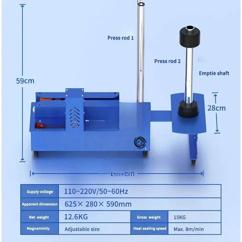 Q8 Air Column Inflator Shockproof Packaging Bags Automatic Quickly Inflate Multifunctional Express Packing Bag Inflator Pump 60W