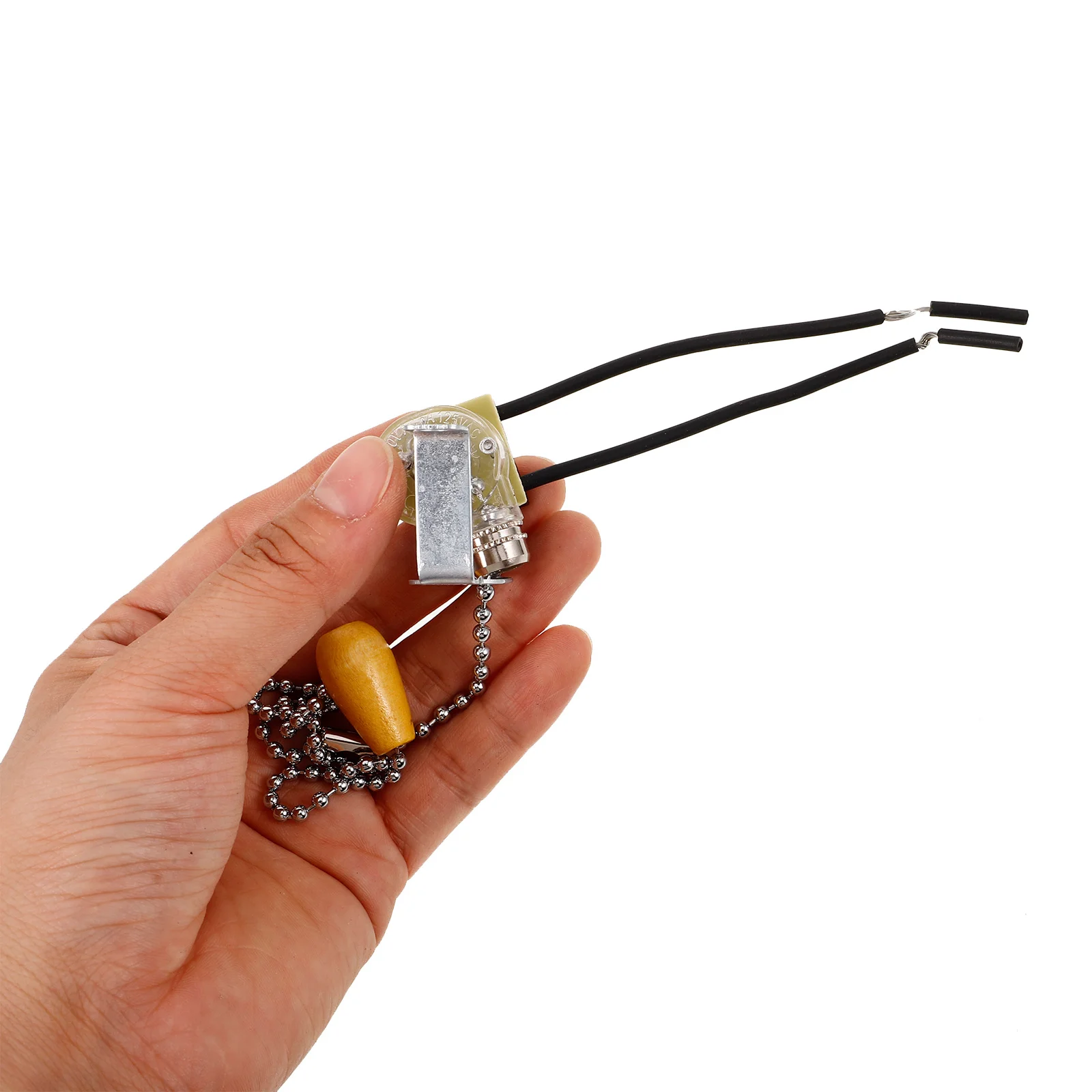 

Pull Chain Light Switch Durable Material Silent Pull Cord Lamp Switch for Bathroom Ceiling Table Wall Lights