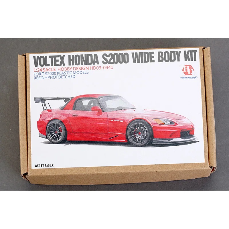 Hobby Design HD03-04411/24 Voltex 2000 Wide Body Kit For T S2000  Hobbyist Gift Hand Made Arts for Professional Adults