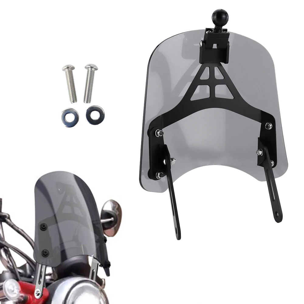 

For Honda Monkey 125 2018-2024 DAX 125 ST125 2022-2023 Motorcycle Windscreen Windshield Deflector GPS Mount Navigation Bracket