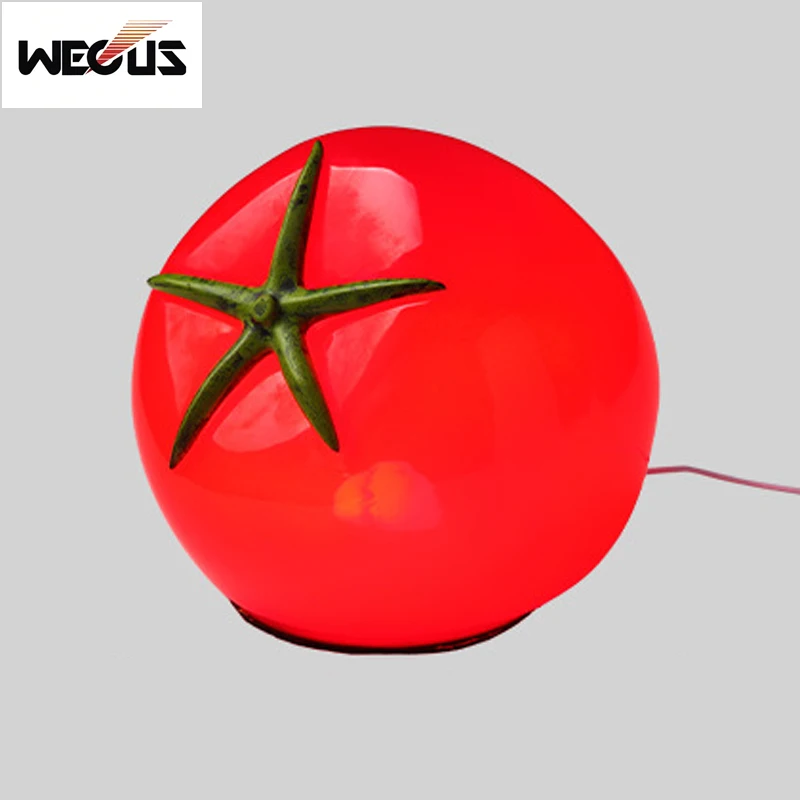

The Tomatoes Are Ripe. Bedroom Bedside Lamp, Ambient Light, Table Lamp, Creative Tomato Figurine, Night Light
