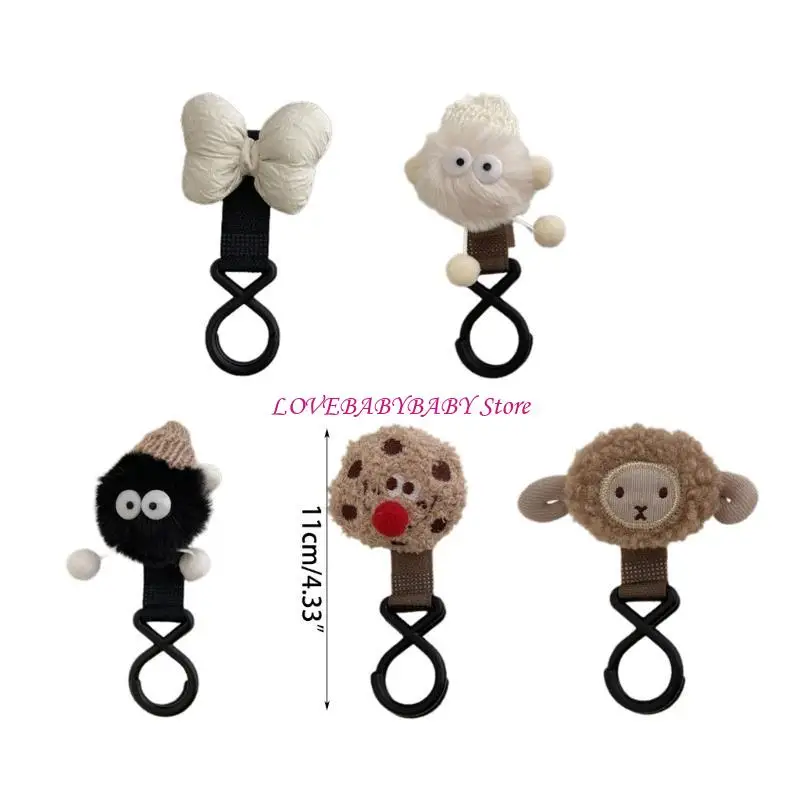 Baby Stroller Hook Hanger Cartoon Toddler Cart Organiser Diaper Bag Storage Rack 4XBC