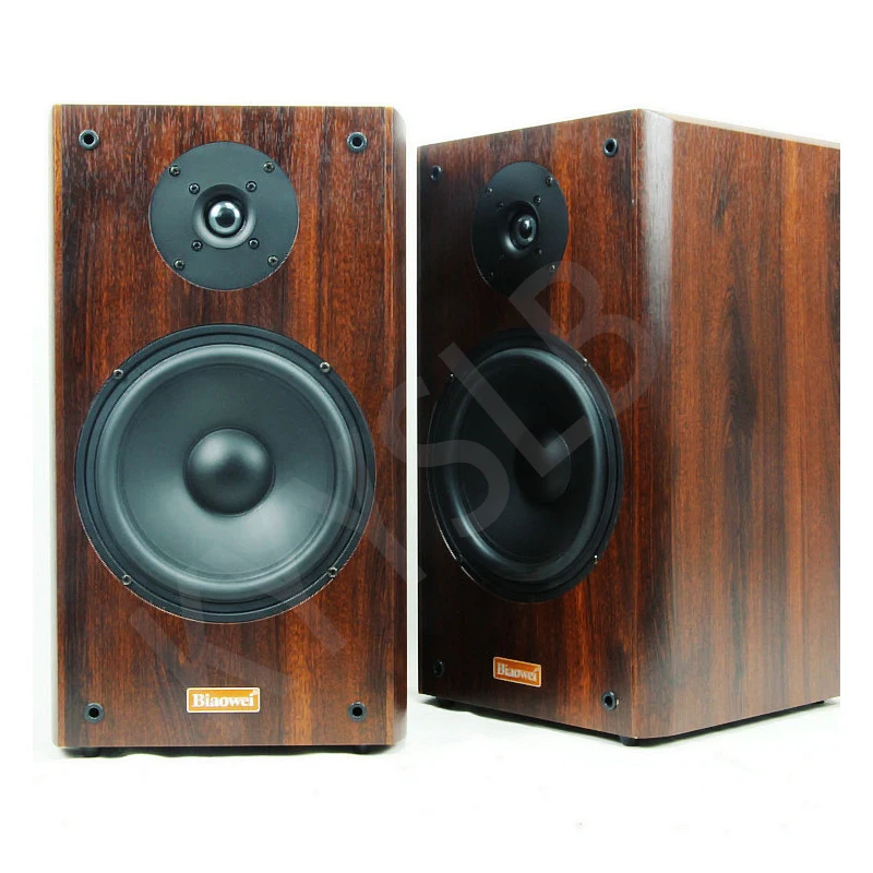 Kyyslb 200W 8.5นิ้วลำโพงชั้นวางหนังสือไม้802 SPEAKER pasif เสียงกล่องกลาง3D