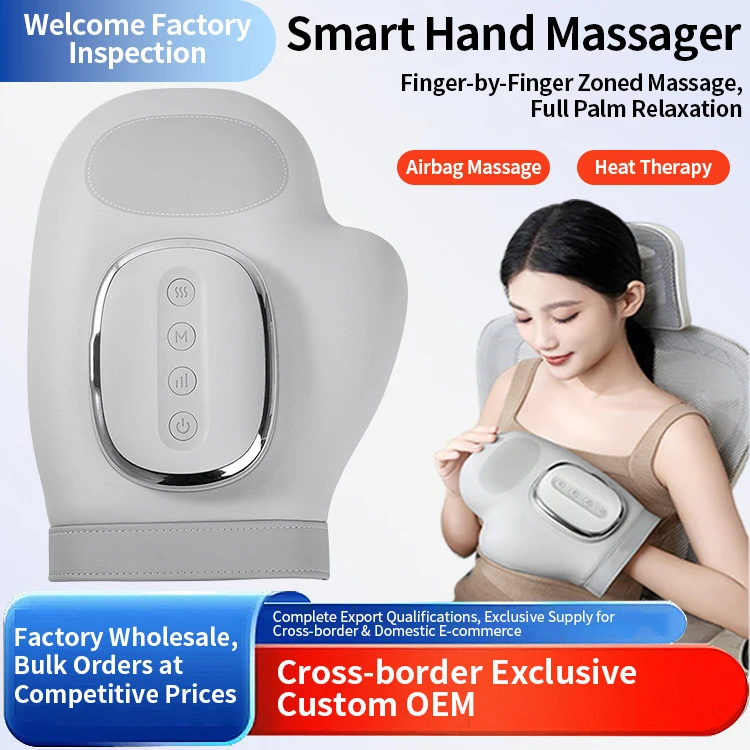 

Wireless Electric Hand Massager 5-Level Air Pressure 3D Airbag with Finger Joints Relaxing Palm for Hand And Finger Pain Relief