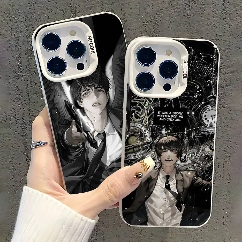 

O-Omniscient Reader Viewpoin Case For iPhone 17,16,15,14,13,12,11,Pro,XS,Max,Plus,Mini,SE White Candy Matte Shockproof Cover