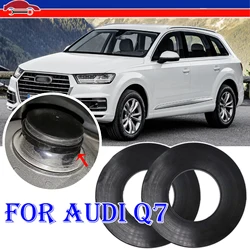 2PCS For Audi Q7 4L 2006 - 2011 Front Strut Top Mount Tower Gaps Suspension Shock-Absorbing Rubber Bushing Bearing Washer Pad