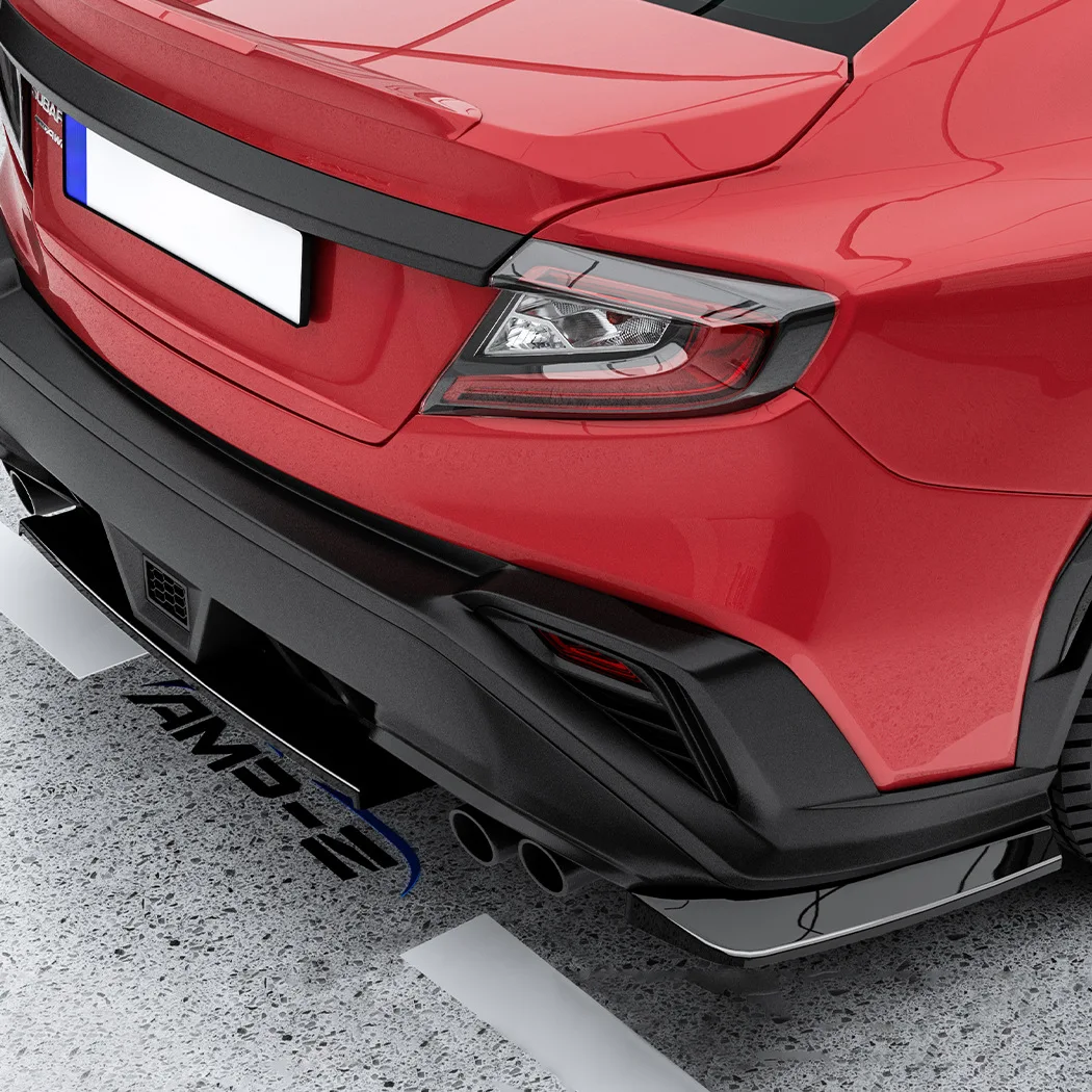 

Car Rear Bumper Diffuser Lip Splitters Spoiler Rear Bumper Protector Guard For Subaru WRX STI VB 2022-2025