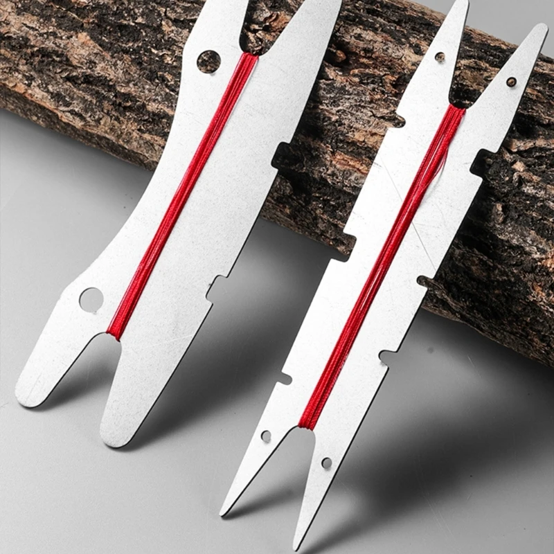 Woodworking Fishing Line Plate Stainless Winding Line Board Storage Wrap Holder Steel tile worker winding board