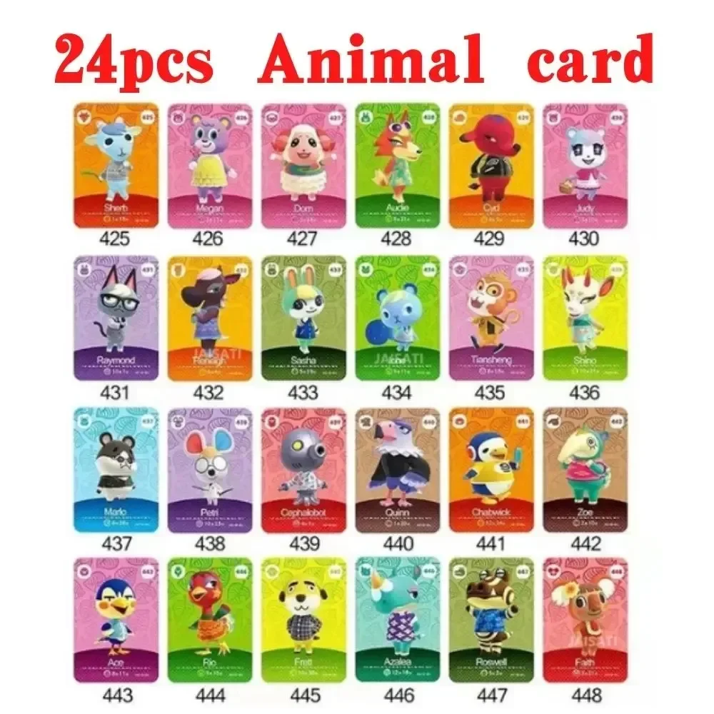 Hot Game Animals Crossing New Horizons Amiibo Card Ankha Marshal Maple NS Switch 3DS Game Set Mini NFC Cards Series 1 2 3 4 5