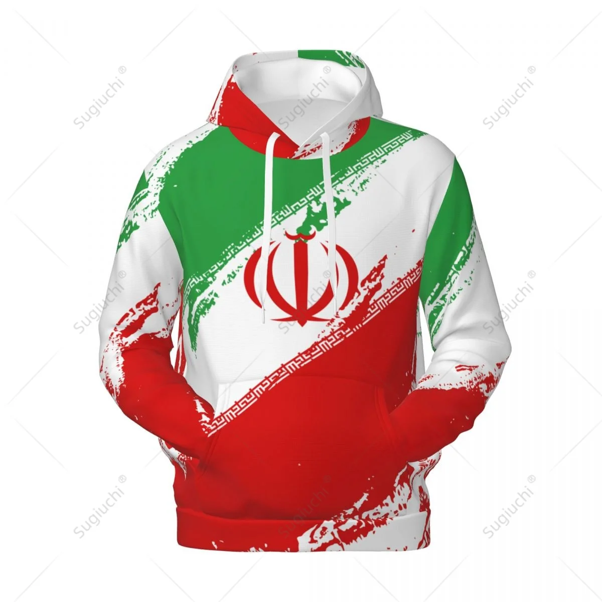 Unisex Iran Flag Color Hoodie 3D Men Women Harajuku Sweatshirt Pullover Hoodies Polyester Casual