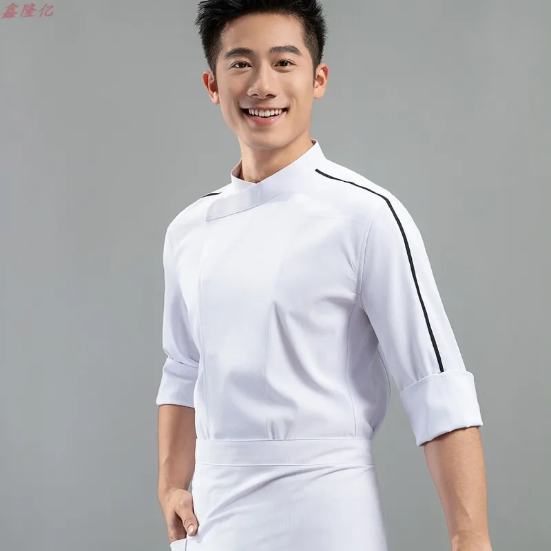 Uniform szefa kuchni hotelowej Restauracja zachodnia Steakhouse Letnie ubrania robocze z krótkim rękawem Kuchnia wojskowa Ubrania szefa kuchni piekarnika