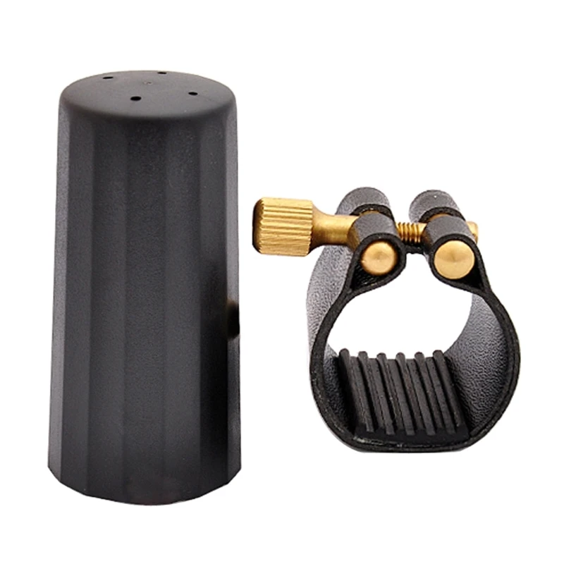 

Alto ​Saxophone Leather Ligature Fastener and Plastic Easy to Use