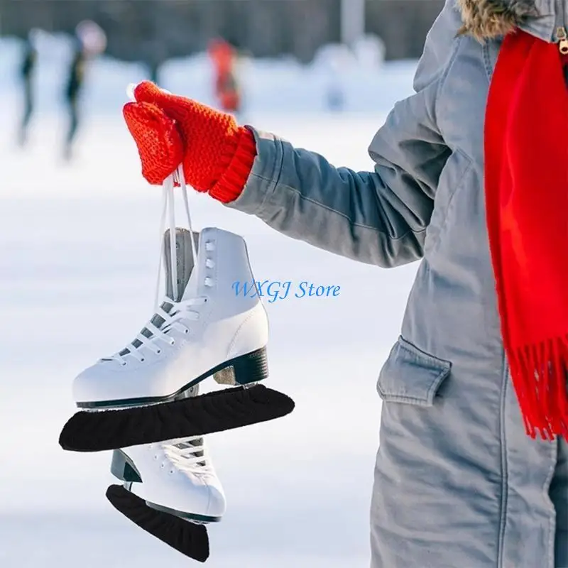 37JE 2Pcs Hockey Skate Cover Figure Skate Cover Ice Skate Blade Protectors Cover Set
