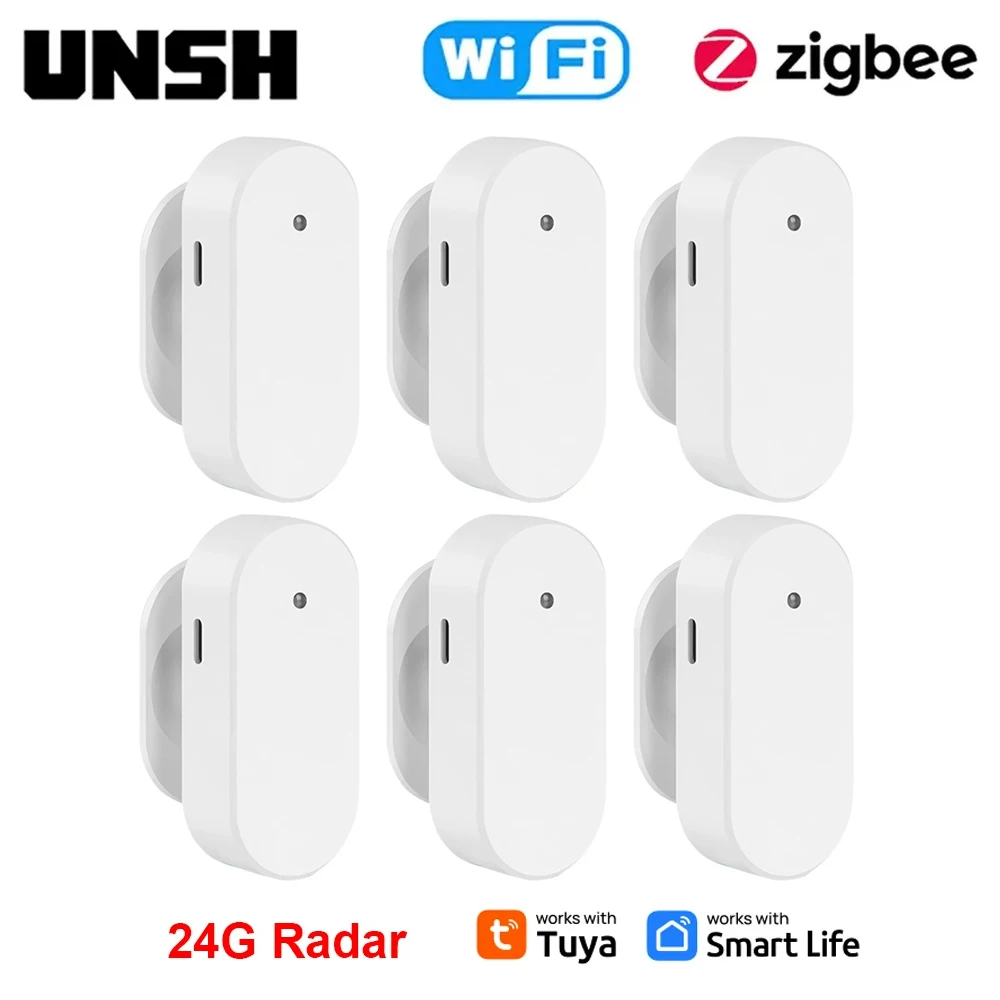 

24G Tuya Smart WiFi/Zigbee 3.0 Body PIR Sensor Smart Motion Transducer Smart Life Home Security Control Via Alexa Google Home