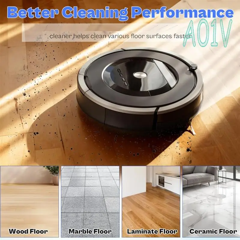 

A01V-For Eufy X10 Pro Omni Vacuum Cleaner Accessories Roller Side Brush Filter Mop Pad Dust Bag Ultra Durable Accessories