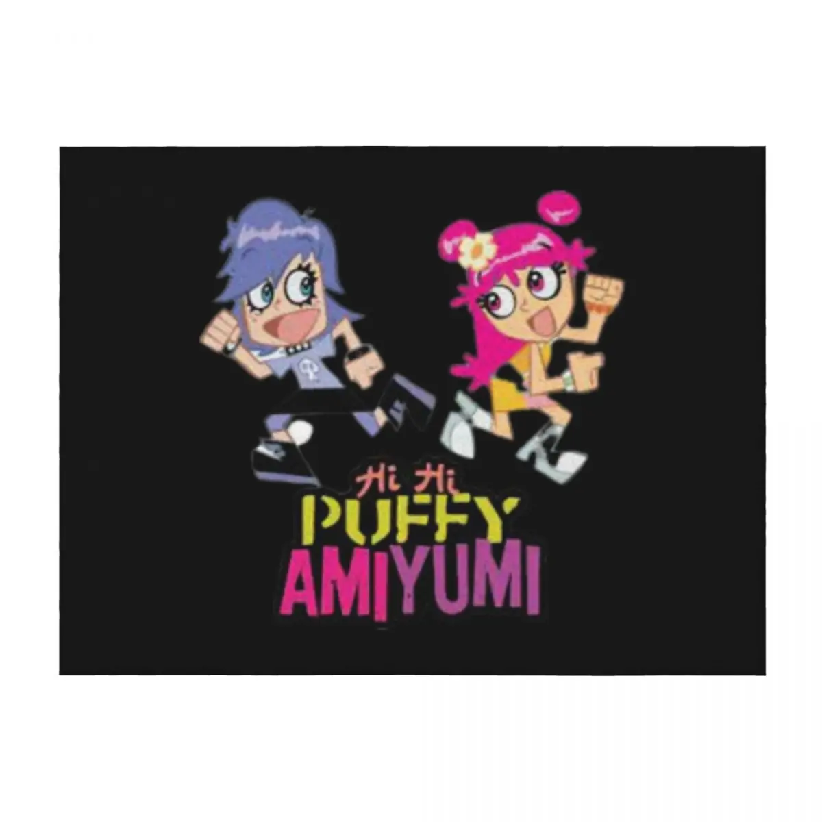 

Hi Hi Puffy AmiYumi - hi!hi! puffy amiyumi - AmiYumi Show! Drawstring Throw Blanket Softest Plush blankets ands Blankets