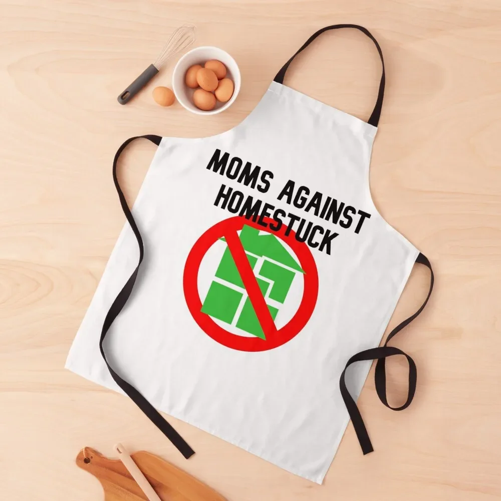 

Moms Against Homestuck Official Merch Apron Kitchen Apras For Women Men's Kitchen with pockets christmas kitchen cloths Apron