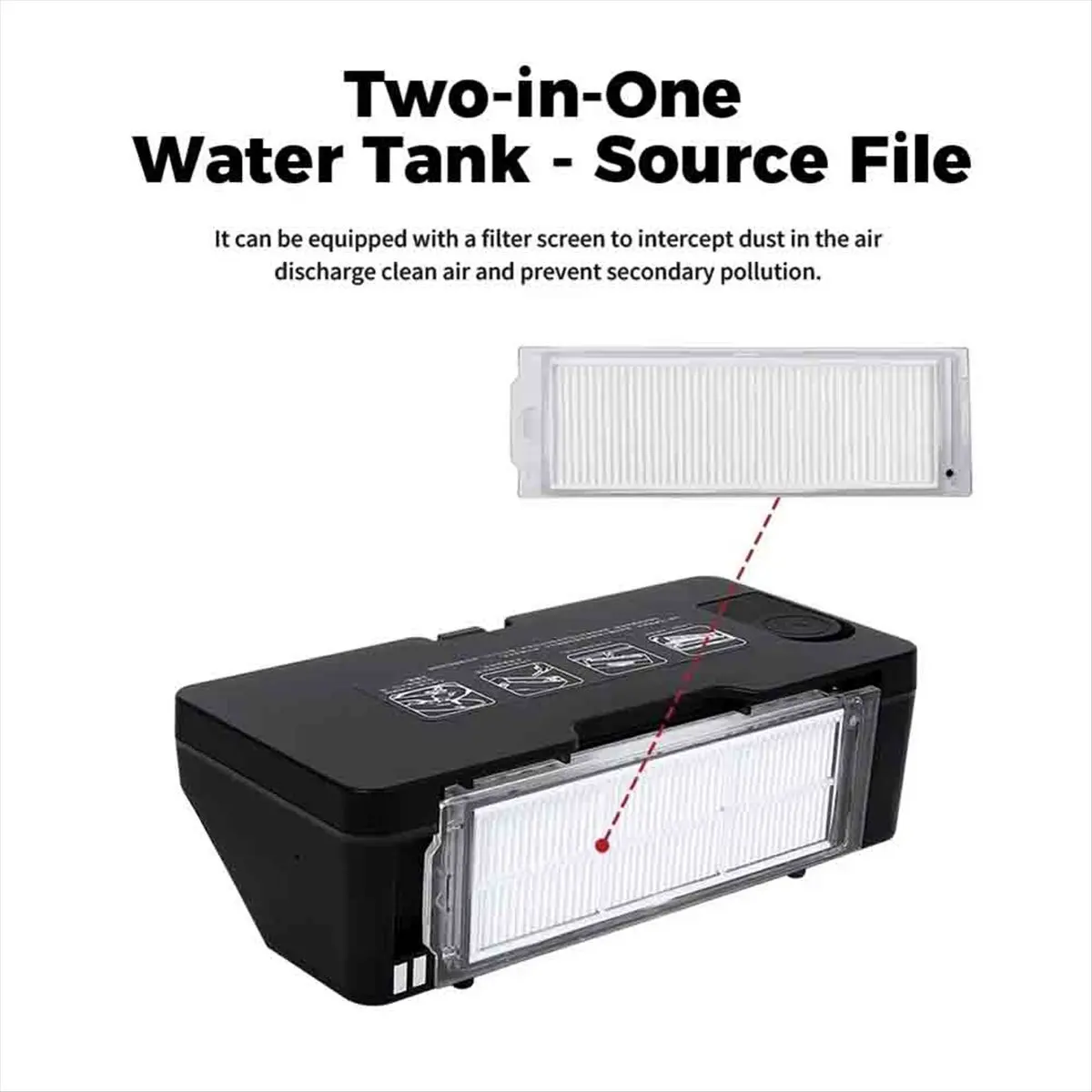 2-in-1-水タンクダストビンボックス-フィルター付き-2s-3c-v2-pro-v3-se-stytj02ym-mop-pro-ロボット掃除機用