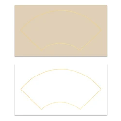 Papel de arroz medio adulto en blanco, caligrafía tradicional china, práctica en forma de abanico, Xuan, pinturas de acuarela