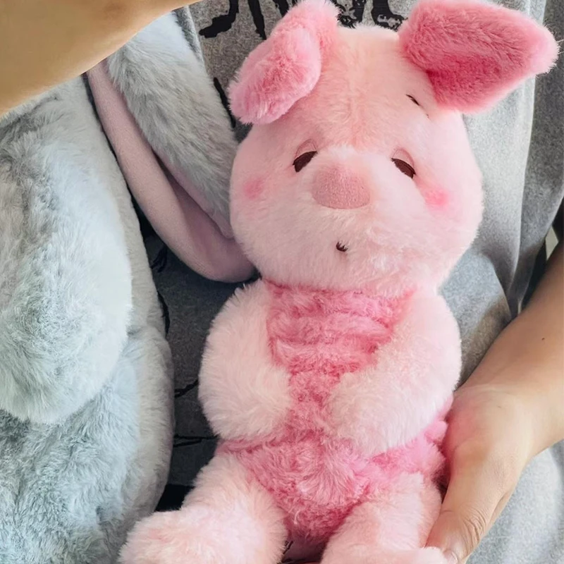 23/32cm Kawaii Disney Piglet Eeyore Cute Anime Doll Cartoon Animal Pig Donkey Decorate Stuffed Plushie Soft Gift for Children