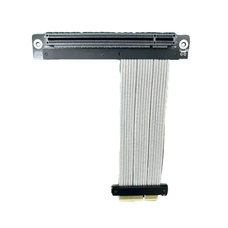 ADT-Link PCI-E 4.0 x4 x8 to x16 Riser Cable Gen 4 PCIe x4 64Gbps PCI E x8 Adapter Cable for RTX3090 RX6800xt GPU Extension Cable