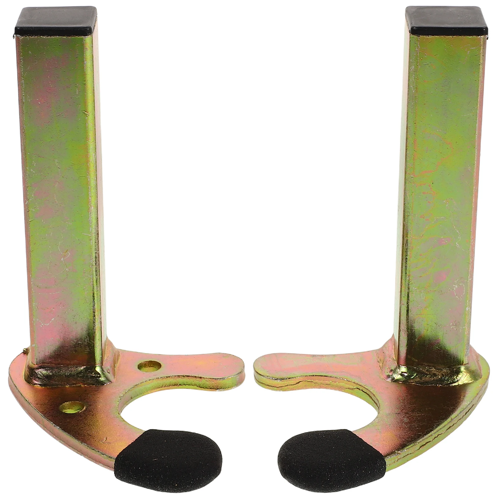 

2Pcs Motorcycle Stand Galvanized Iron Heavy Duty U Shaped Dirt Bike Parking Rack Stable Support Tire Changing Scooters Triple