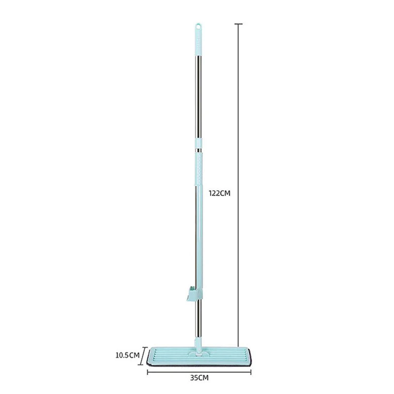 Squeeze Mop Flat Floor Household Cleaning Plus Large Head No Hand Wash Dry Wet Mop Magic Pool Brush Cleaning Tool Garden Hotel