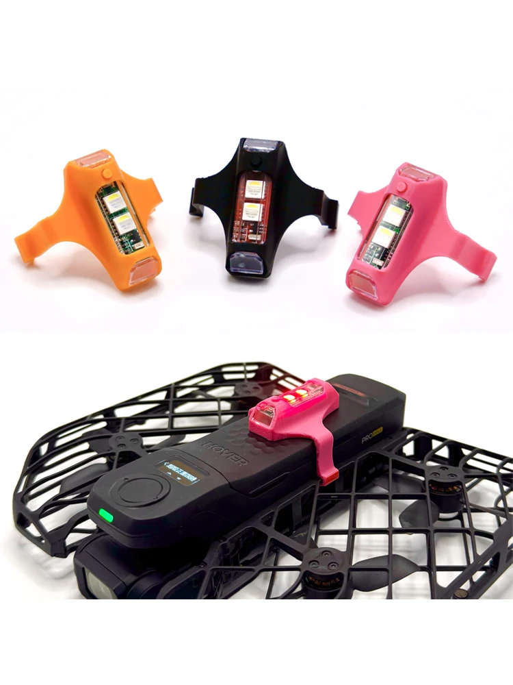 1PCS Nacht Flug LED Strobe Licht Warnung Signal Suchscheinwerfer für Hover X1 Pro/Pro Max Luftaufnahmen Drone DIY Zubehör