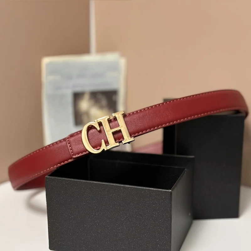 إبزيم متعدد الوظائف بلون سادة للسيدات والرجال - مناسب للجينز والسراويل الفستانية، طراز كاجوال ورجعي، التخسيس