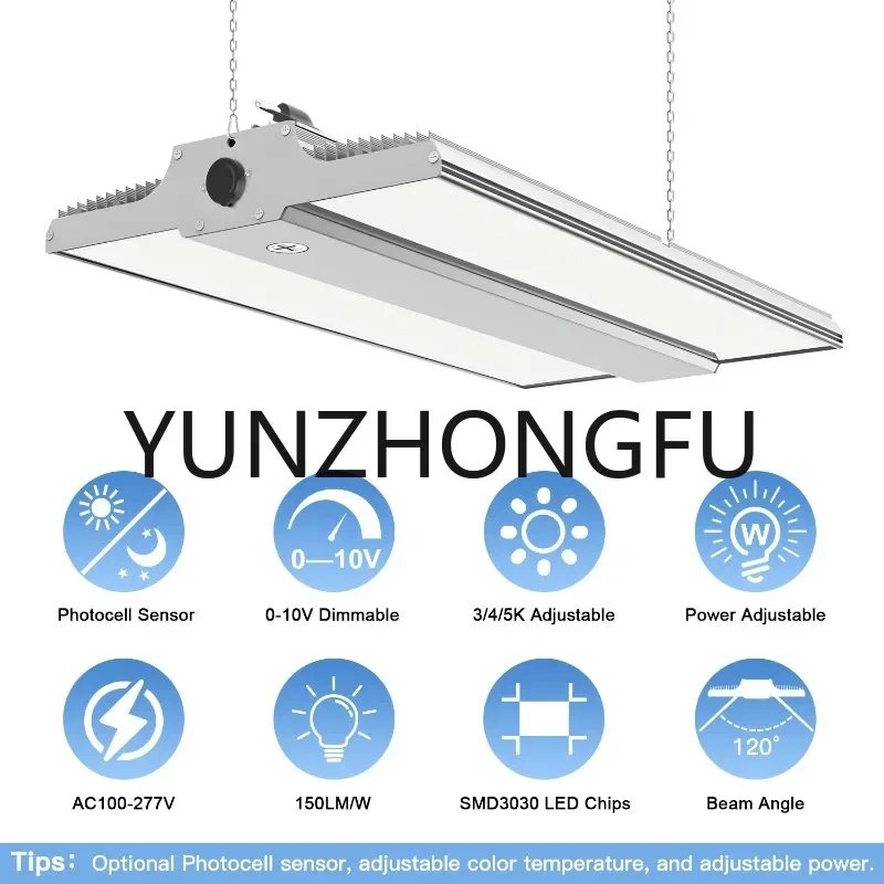 Premium Listed Led Batten Shop Lamp Led Linear High Bay Light Industrial 150W 200W 240W 300W 400W