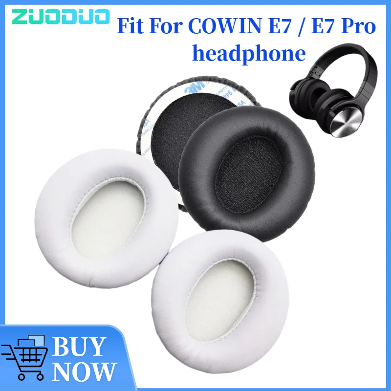 

ZUODUO Earphone Ear Pads For COWIN E7 / E7 Pro Earpads Sponge Soft Foam Cushion Replacement Headphones Accessories
