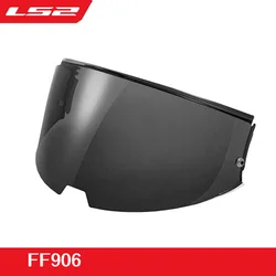 Original FF906 Advant Motorcycle Helmets Acessaries HD Black Chrome Silver Colored Visor Lens Shield Replacement for LS2 FF906