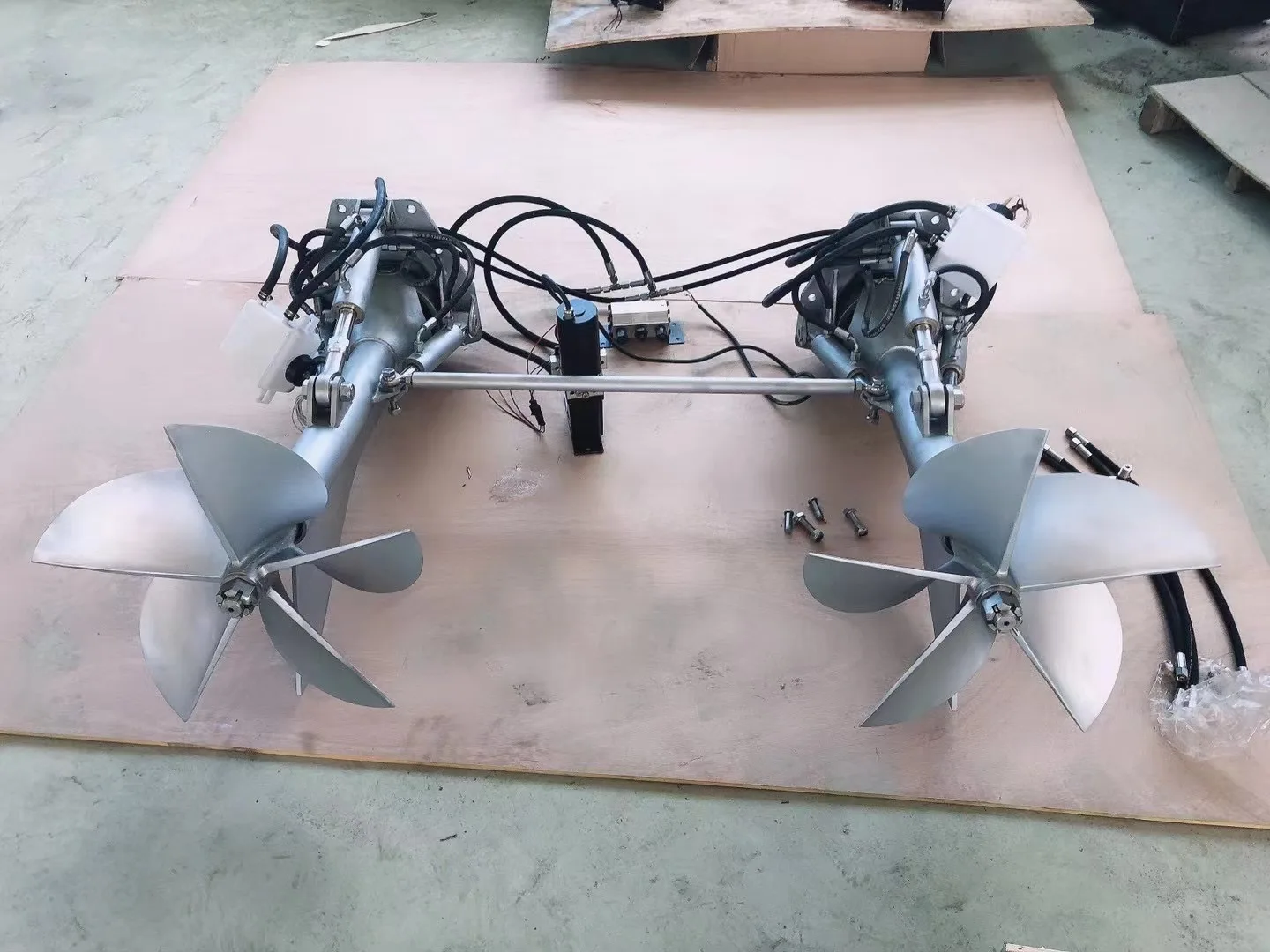 Aktiver Halbdiffus-Propeller aus Edelstahl, Außenbordpropeller, 5-Blatt-Propeller mit CCS für Schiff