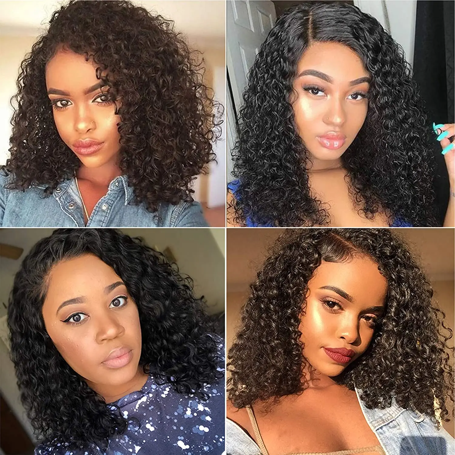 360 Full Front Wig Deep Curly 13x6 Lace Front Human Hair Wigs 13x4 Lace Frontal Wig Brazilian Deep Wave Lace Wig 4X4 Closure Wig