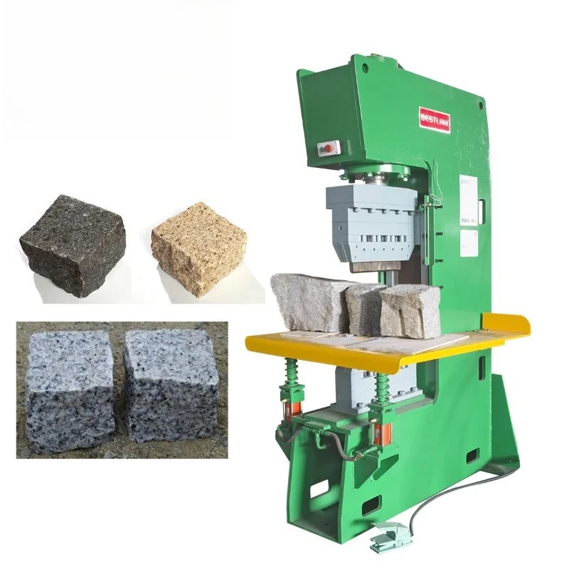 Bestlink Factory Price Stone Splitter Guillotine Hydraulic Stone Splitting Cutting Machine for Curb Kerb Stone Marble Granite Pa