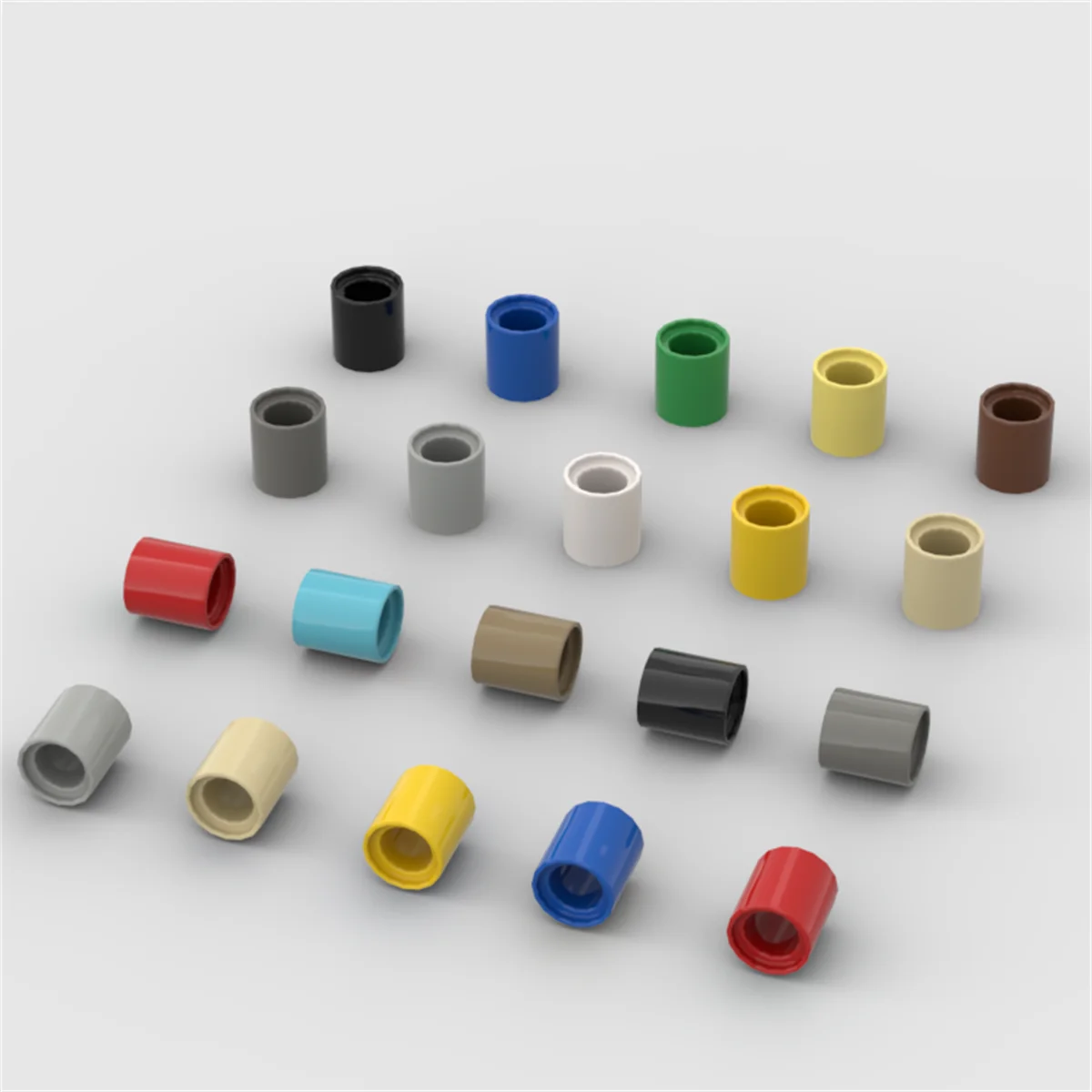 10PCS Puzzle Particle 18654 Liftarm Thick 1x1 Building Blocks Kit Spacer Connector Bricks Toy Birthday Gifts