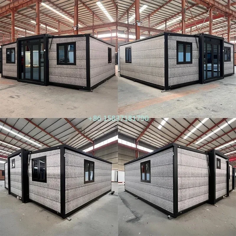 Prefabricated Container House Fast Consolidation Folding Mobile Home Collapsible Storage Sheds Foldable Container House for Shop - Image 2