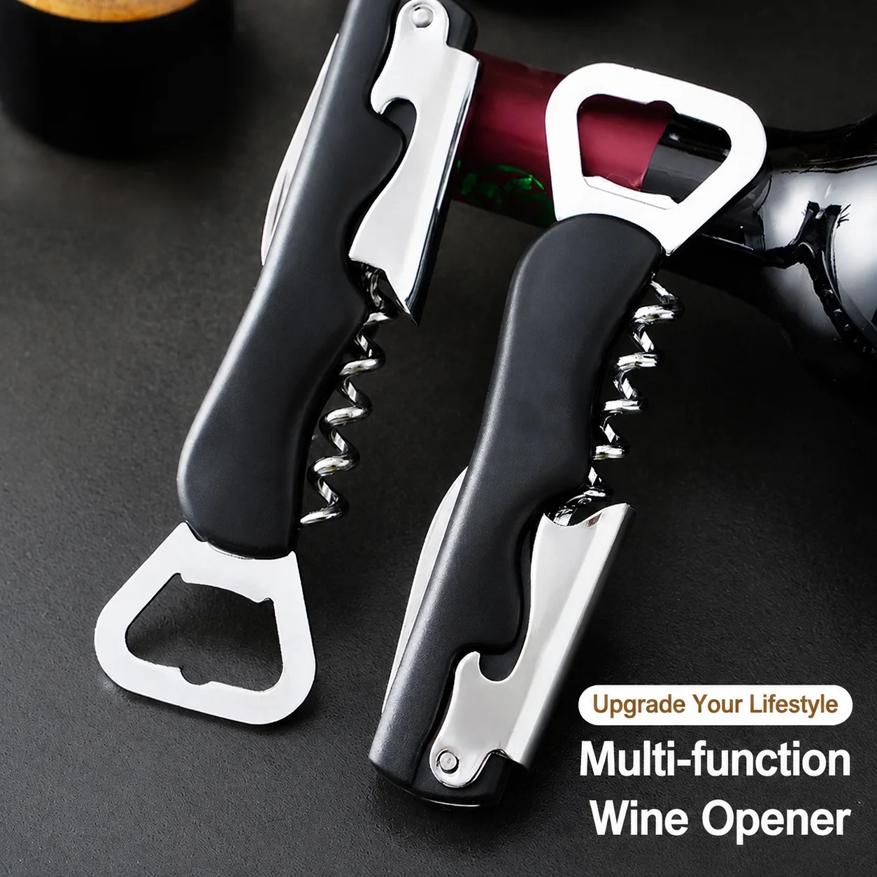 Bottle opener  beer opener  red wine wine opener  multi-functional can opener  special cross-border supply