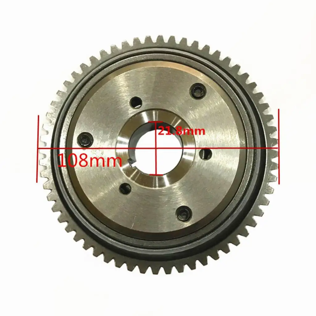 Engine Starter Clutch Bearing Sprag Gear Efficient Steel for CG200 CG250 Motor Kit Motorized Bike Kit 80cc