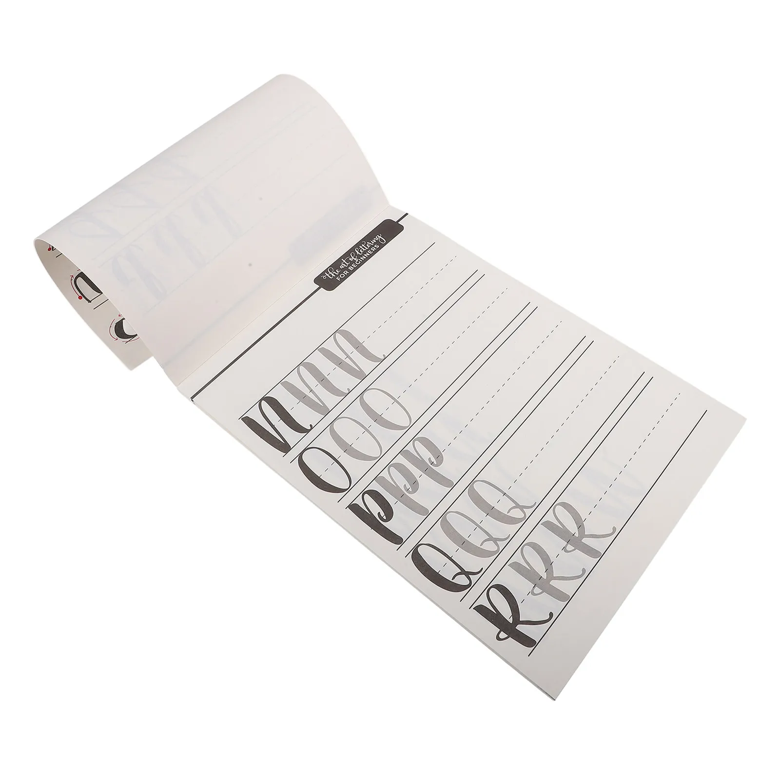 English Letter Copybook Artistic Font Elastic Breathable Paper Handwriting Practice Sheet for Calligraphy Beginners