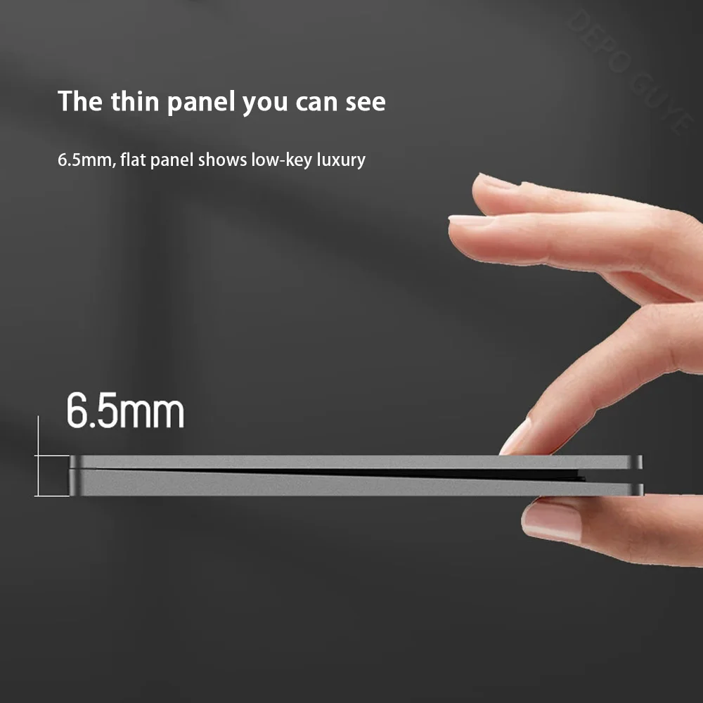 Ultra Thin Brushed Grey Wall 2 Way Switch Panel, UK Standard 18W Type-C Fast Charging Power Outlet Dual 3pin USB Socket