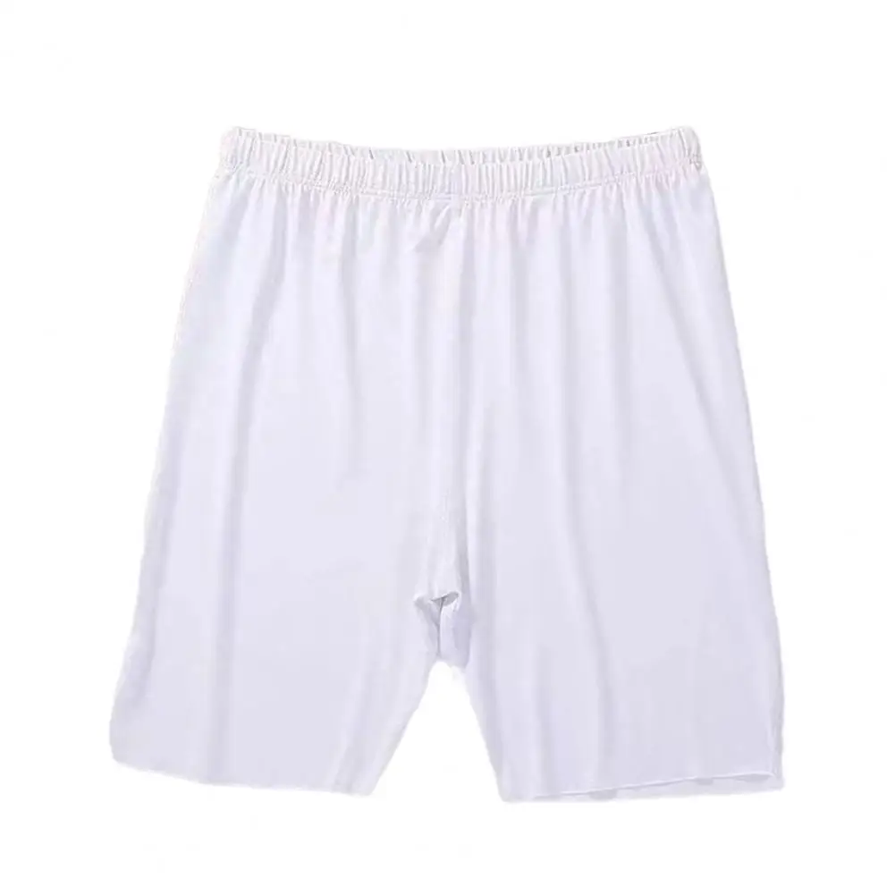 Summer Ice Silk Sleep Shorts for Men Sleepwear Casual Shorts Men Loose Thin Sleeping Homewear Shorts ropa hombre