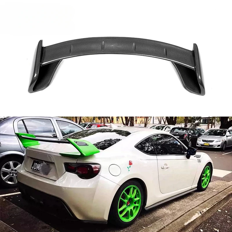 Rowen Style GT86 Carbon Fiber Rear Spoiler for Toyota 86 FT86 GT86 FRS BRZ ZN6 ZD6 2013-2019 Trunk Spoiler Lip Guide Wing Lip