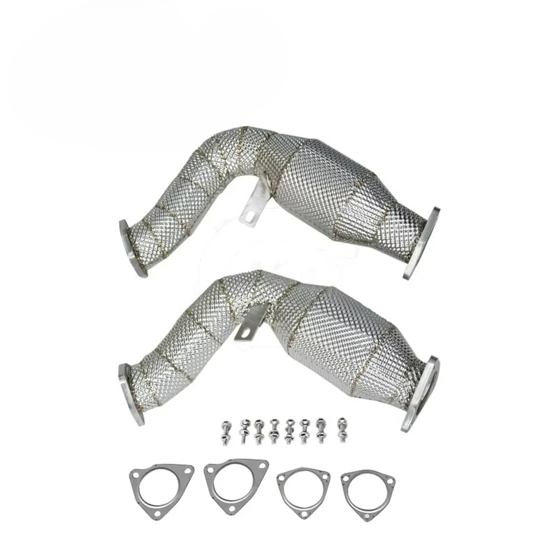 

3.0 TFSl Catted Downpipe for S4 S5 A5 Q5 SQ5 A6 A7 A8 B8 2010-2016 with Heat Shield