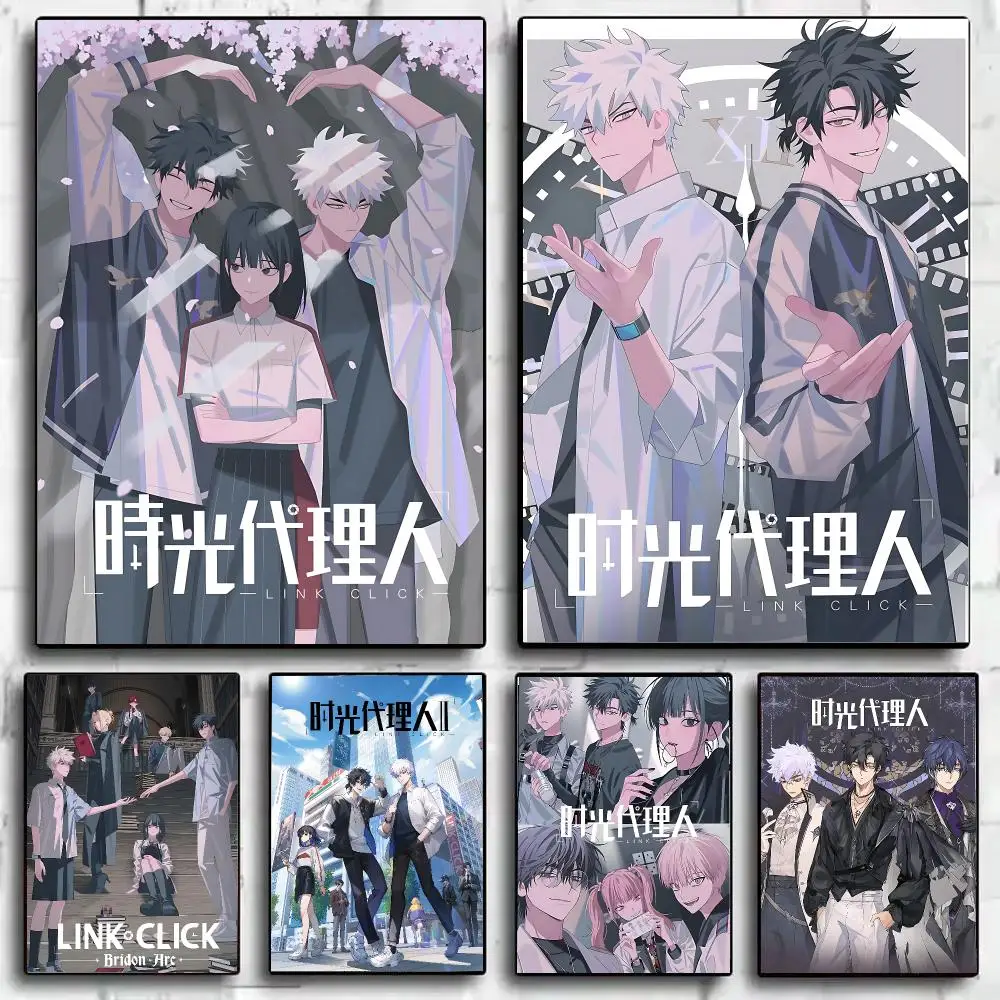 Anime L-Link C-Click Poster Wall Art Print Sticker for Bedroom Living Room Dorm Office Modern Home Decor