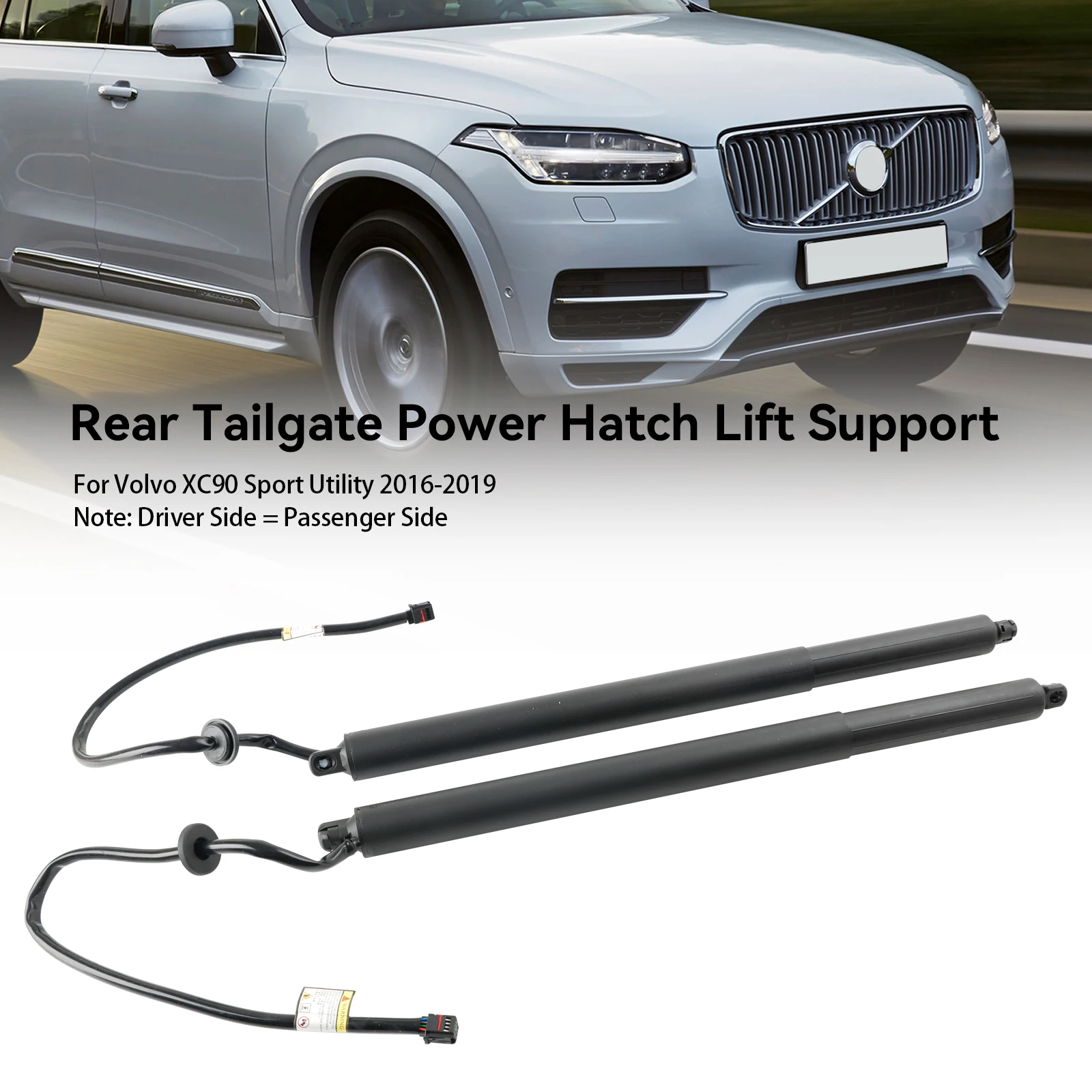 Artudatech 2PCS Rear Tailgate Power Lift Support fit For Volvo XC90 Sport Utility 2016-2019